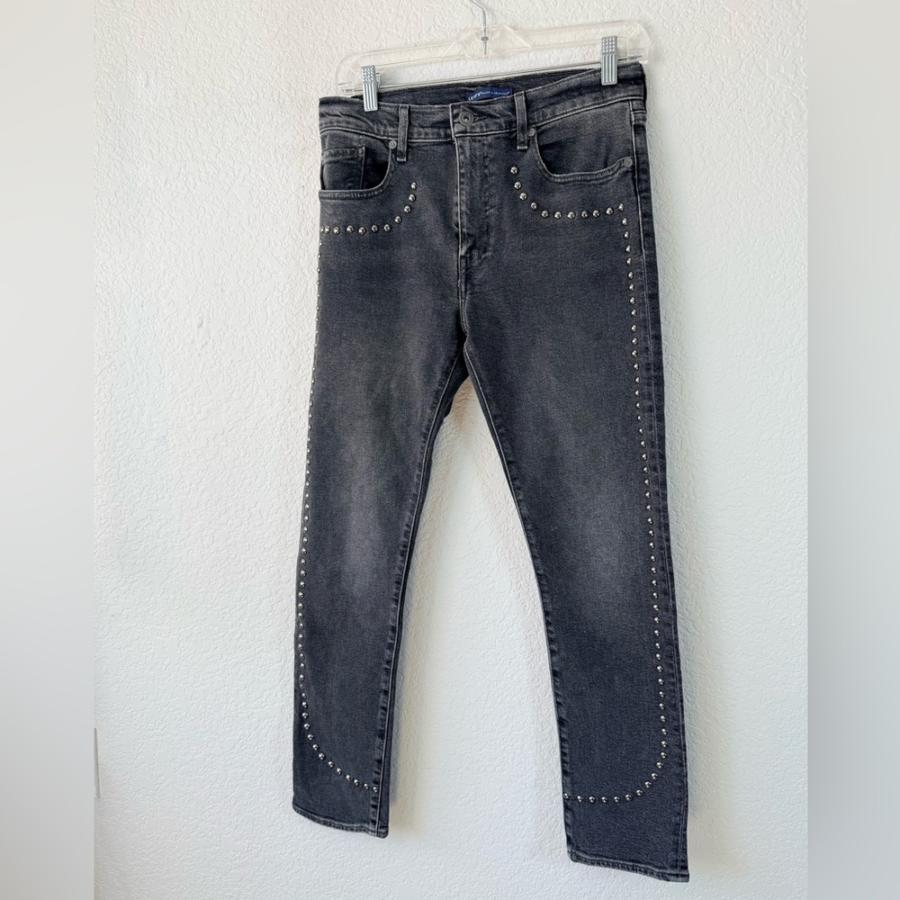 LEVI'S Made & Crafted Cigarette Jeans Black Studded Women's 28
